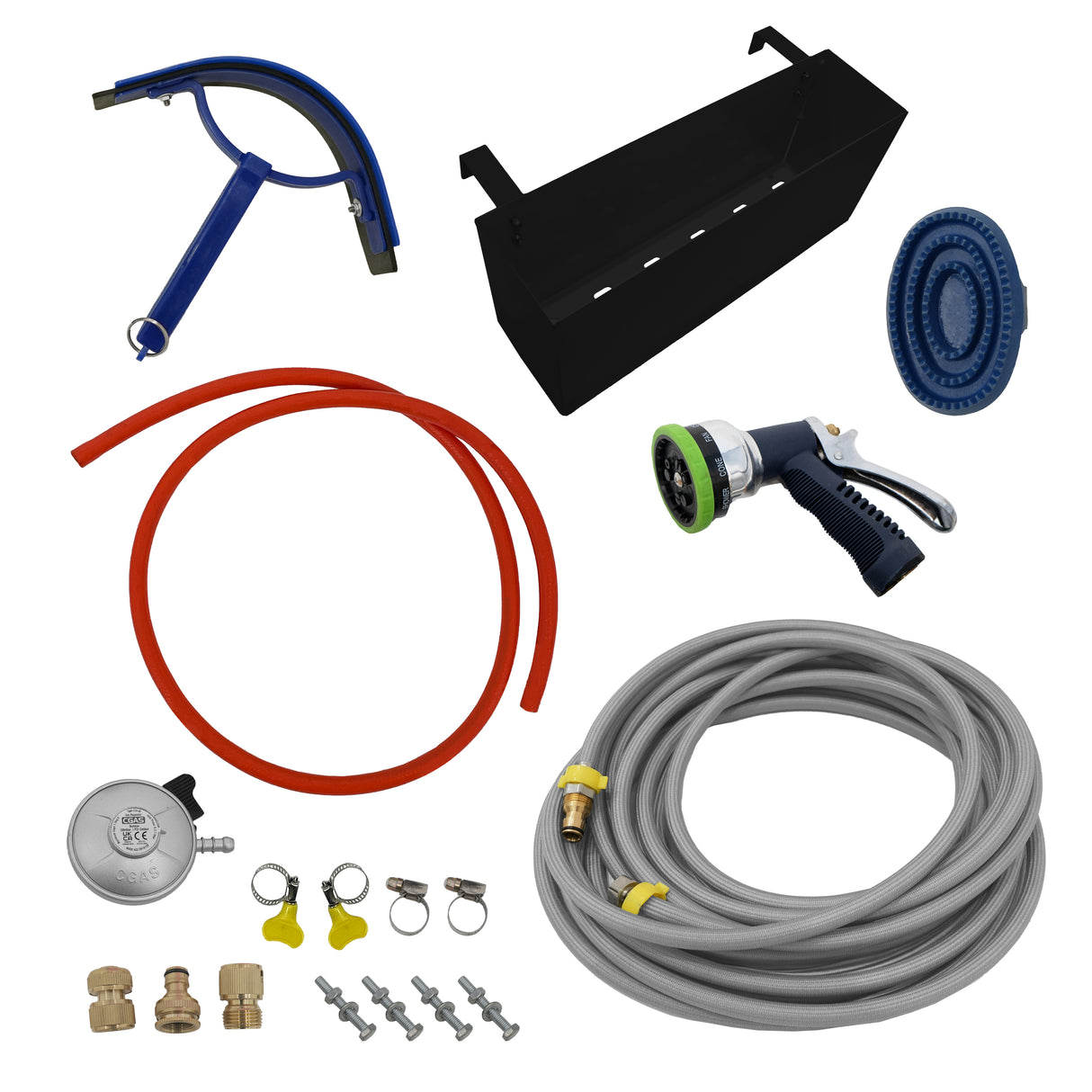 Ducha Portátil para Cavalos Deluxe - Preto