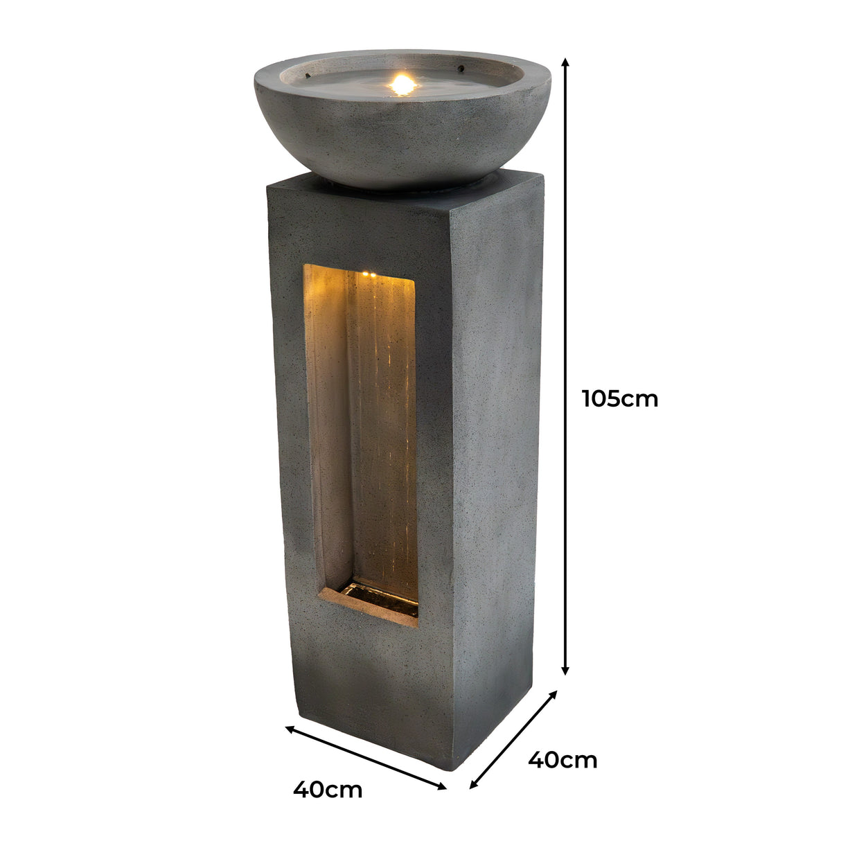 Fonte de água elétrica "Serenity Falls"