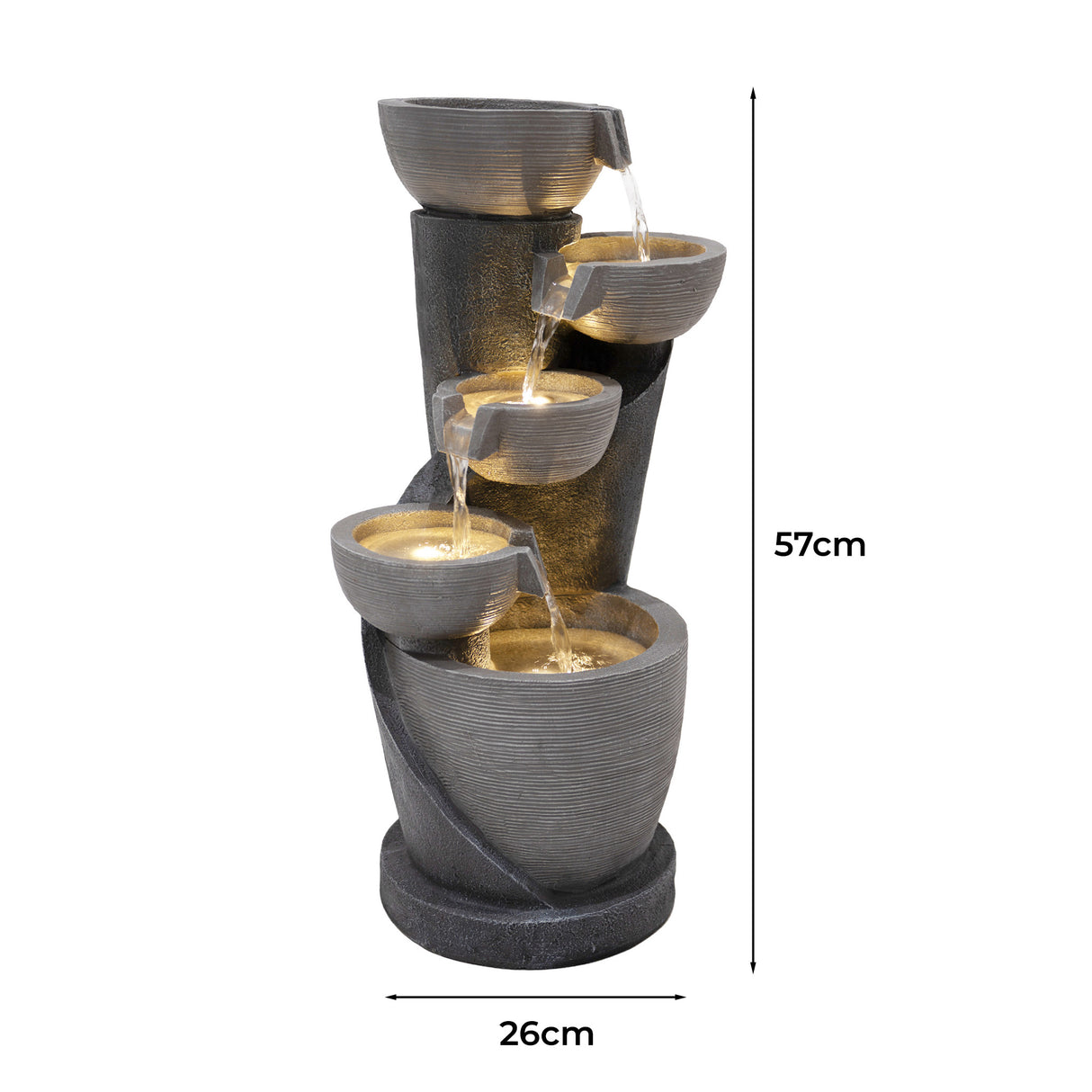 Fonte de água elétrica "Illusion Lagoon"