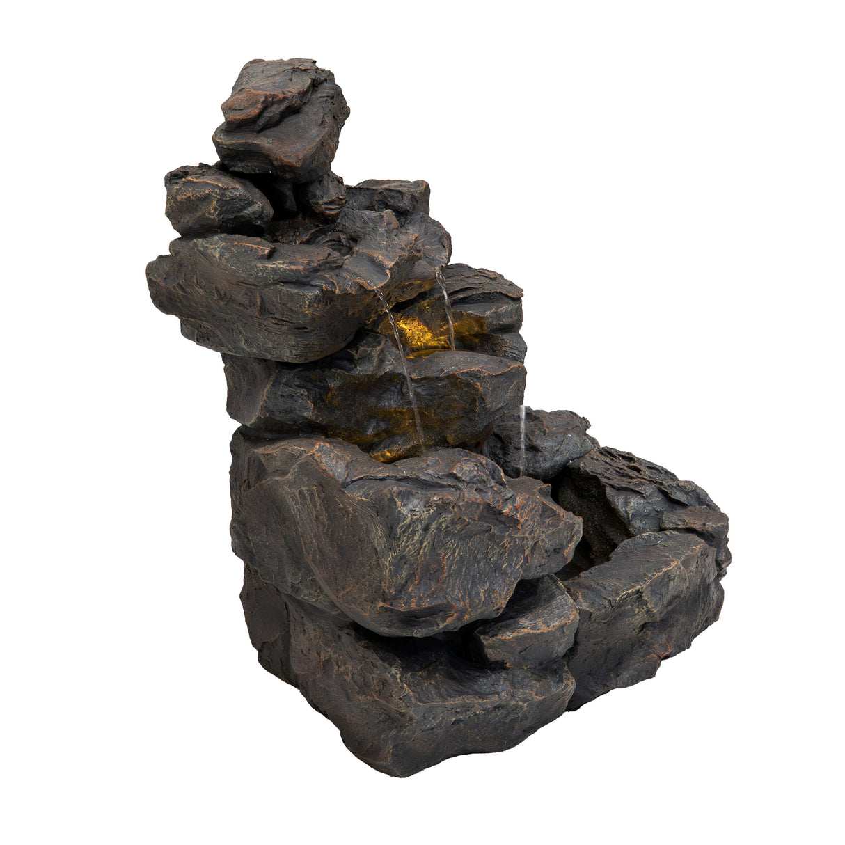 Fonte de água elétrica "Rustic Rapids"