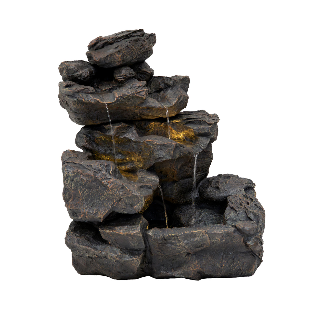 Fonte de água elétrica "Rustic Rapids"