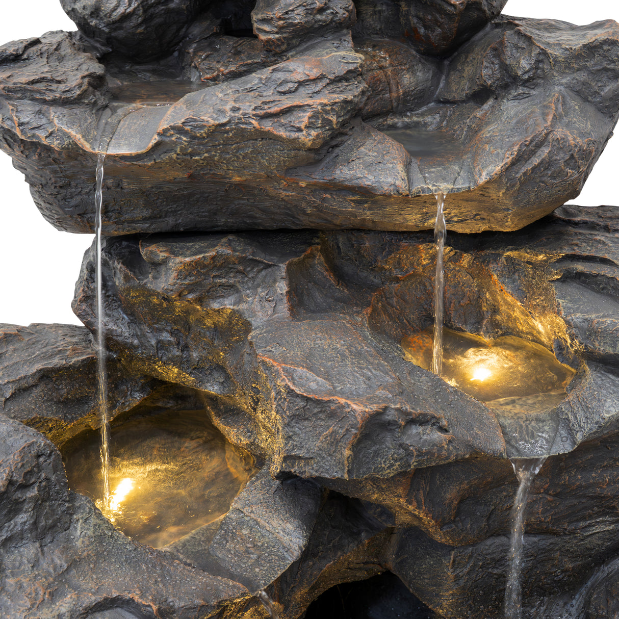 Fonte de água elétrica "Rustic Rapids"