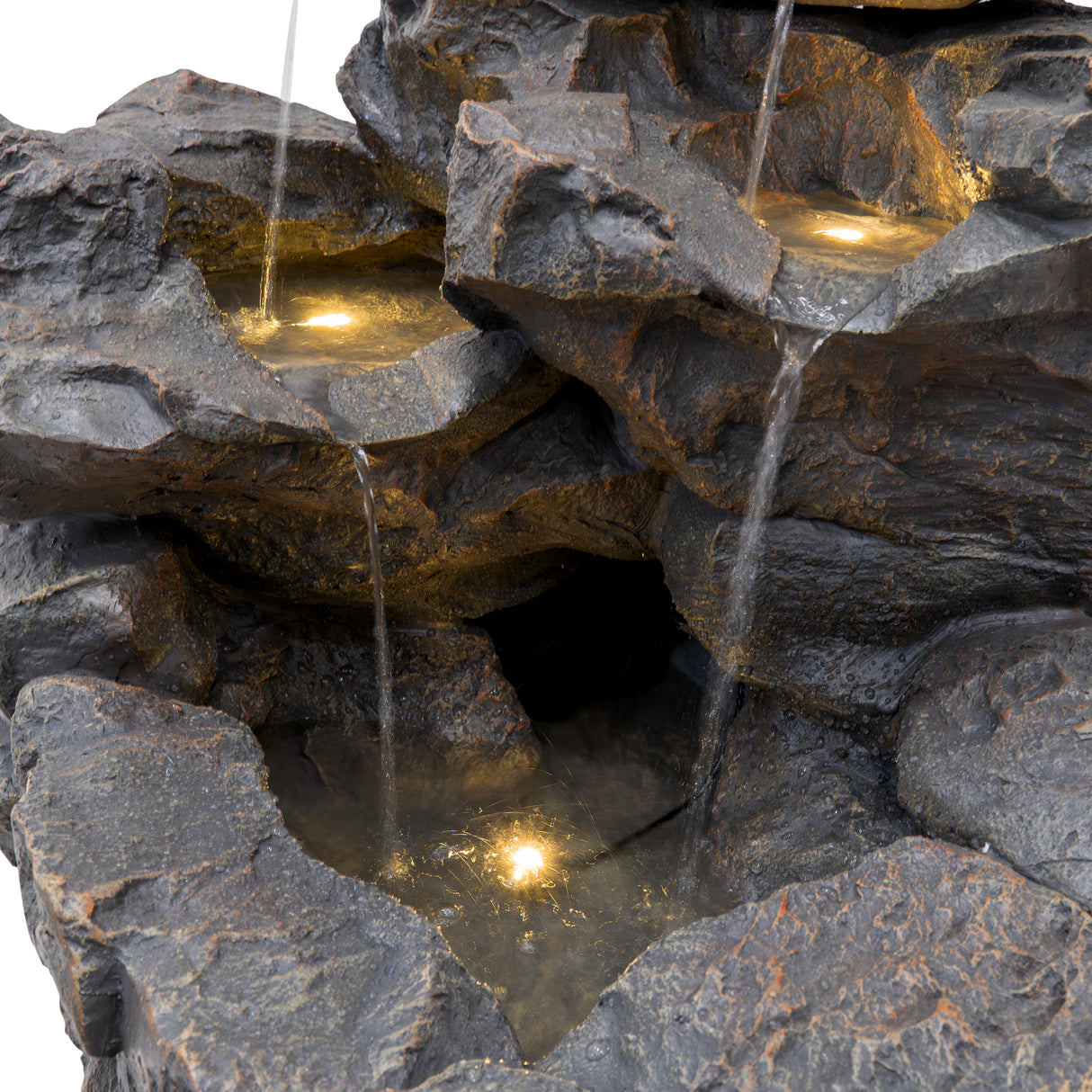 Fonte de água elétrica "Rustic Rapids"