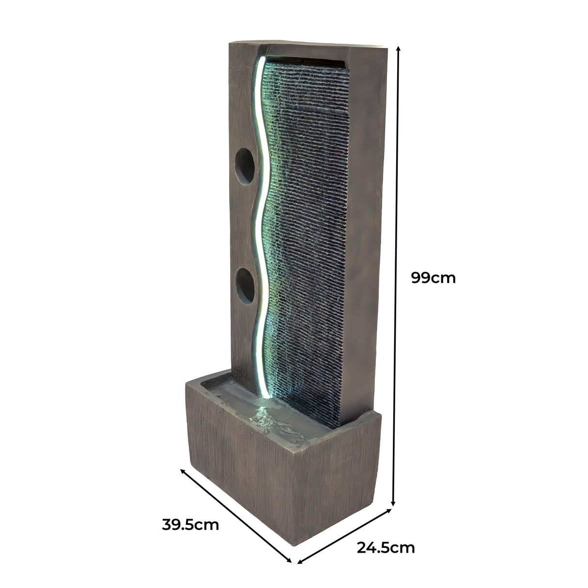 Fonte de água elétrica "Harmony Falls"