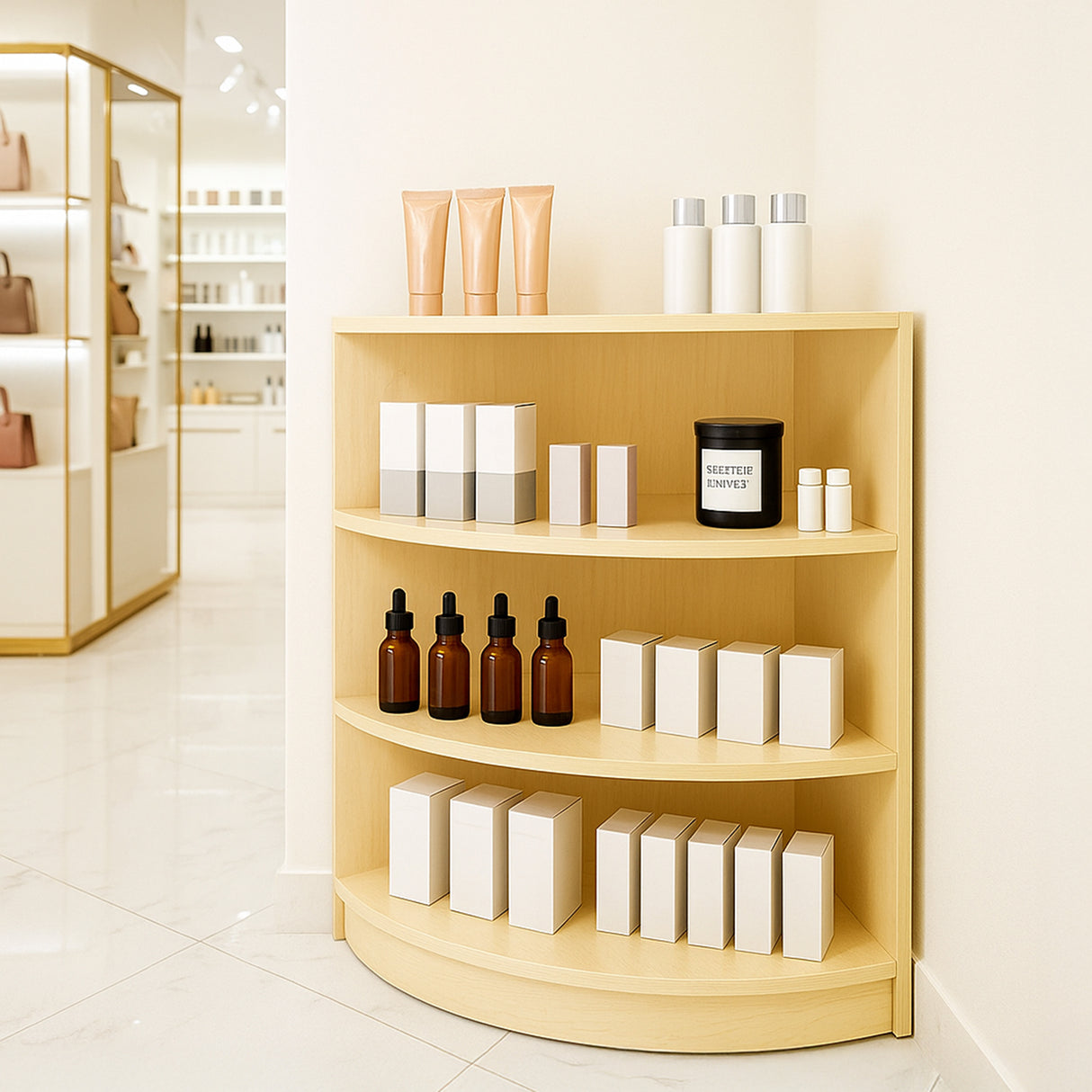 Balção Comercial de Canto LM60 – cor Maple