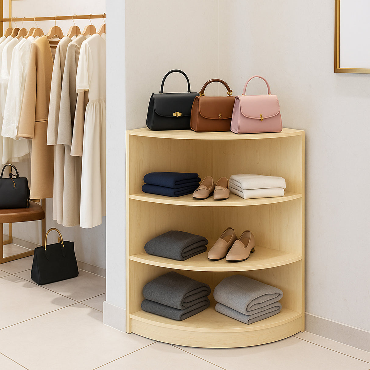 Balção Comercial de Canto LM60 – cor Maple