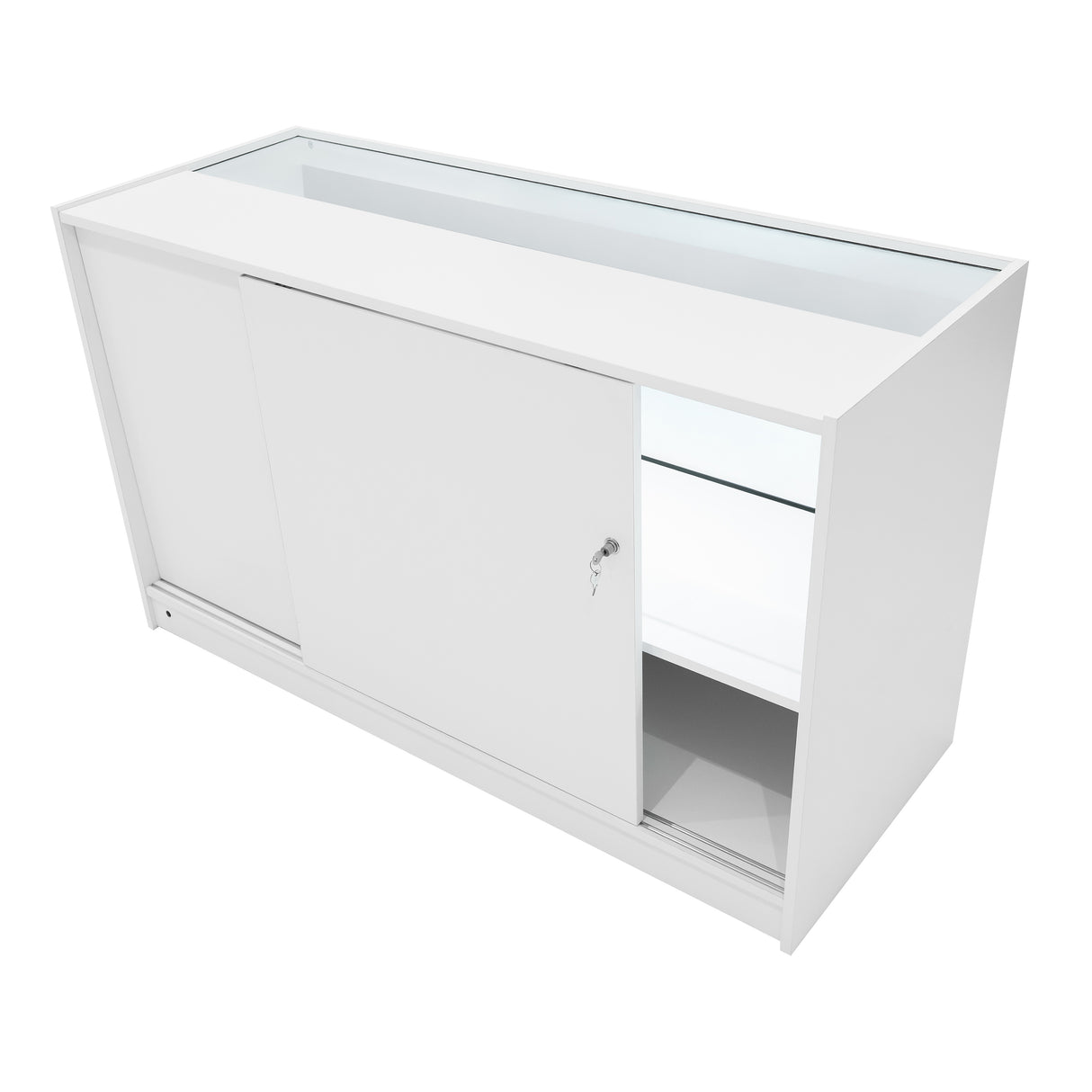 Balcão Comercial com Luz LED C1500 – Branco