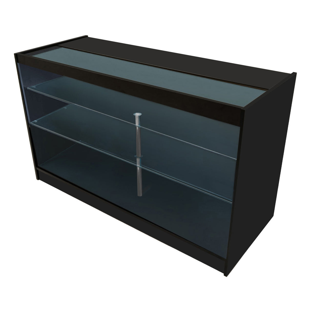 Balcão Comercial com Luz LED K1500 – Preto