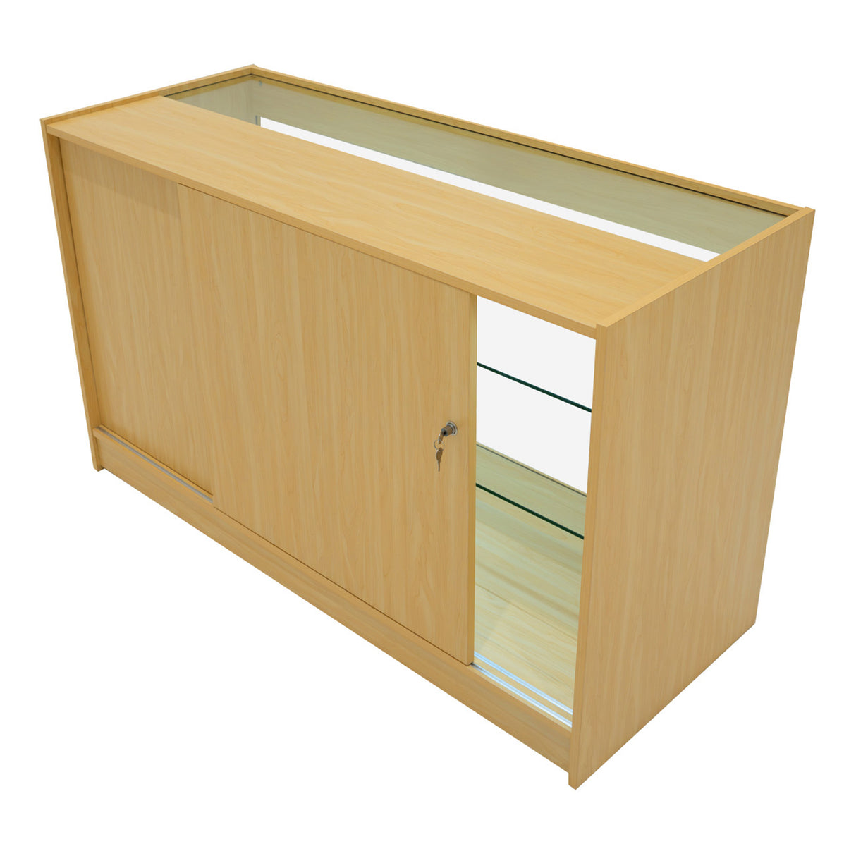 Balcão Comercial com Luz LED K1500 – cor Maple