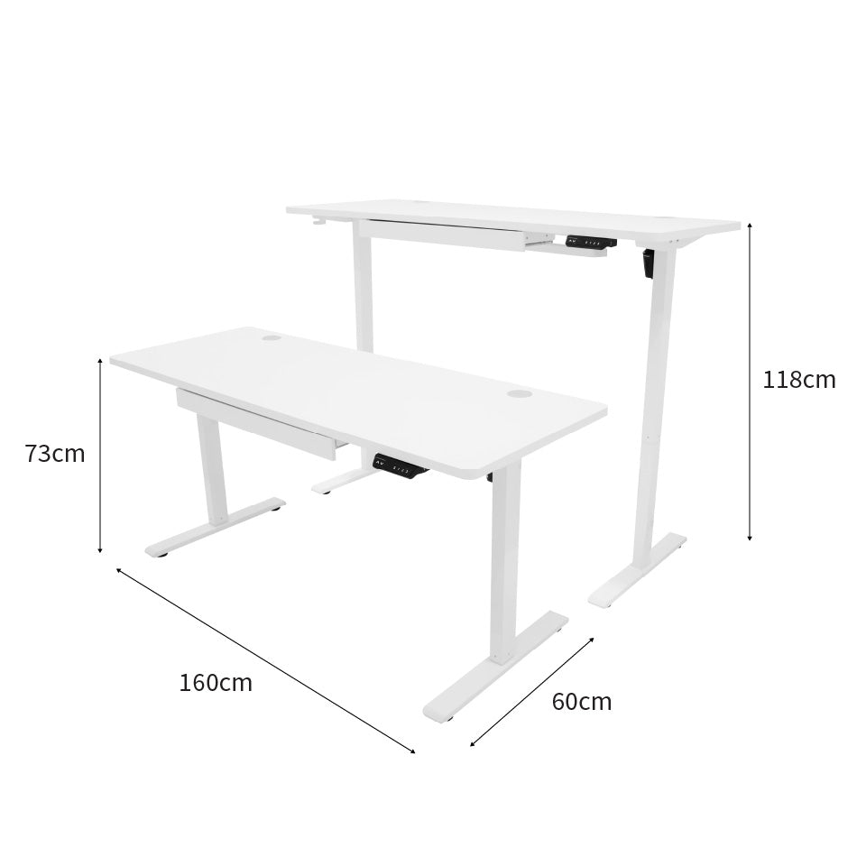 Mesa Elevatória Elétrica com Gaveta - 160cm x 60cm