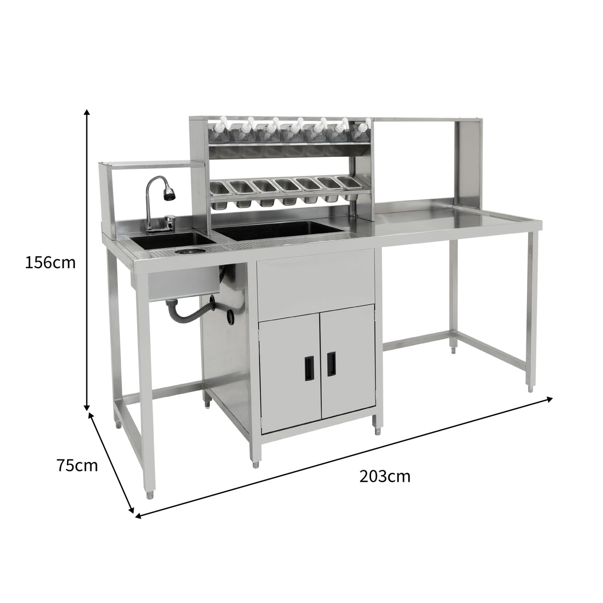 Estação de Trabalho para Bubble Tea
