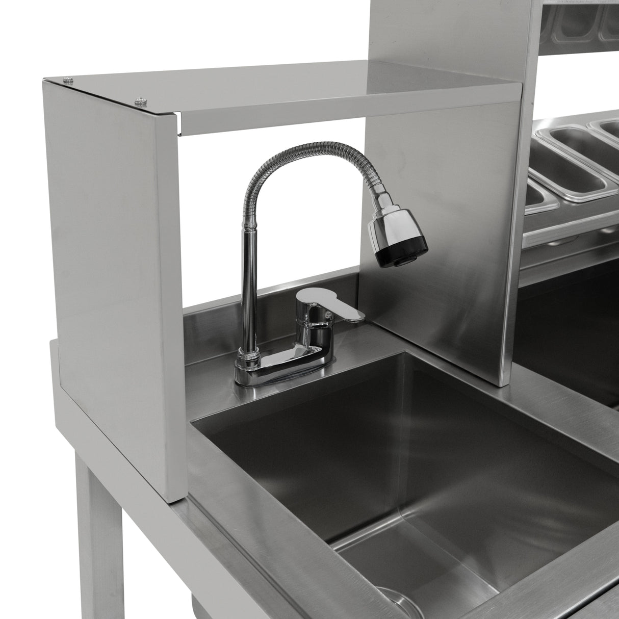 Conjunto de estação de trabalho para chá de bolhas (Frigorífico de Portas Corrediças)