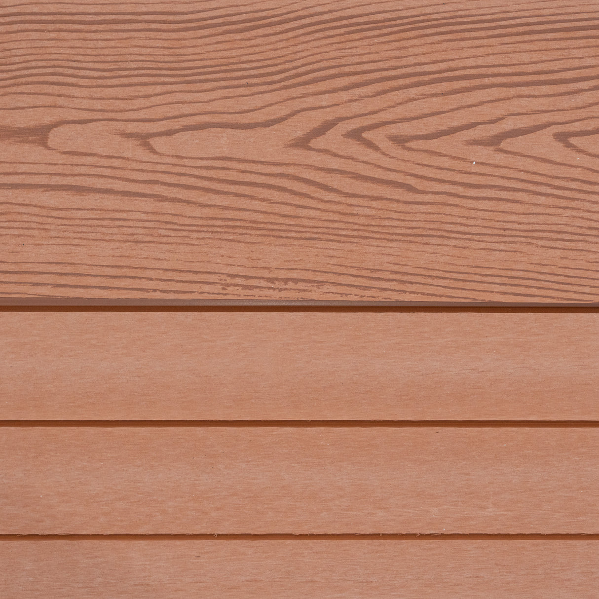 Portão de Vedação Exterior em WPC e Alumínio | Marrom