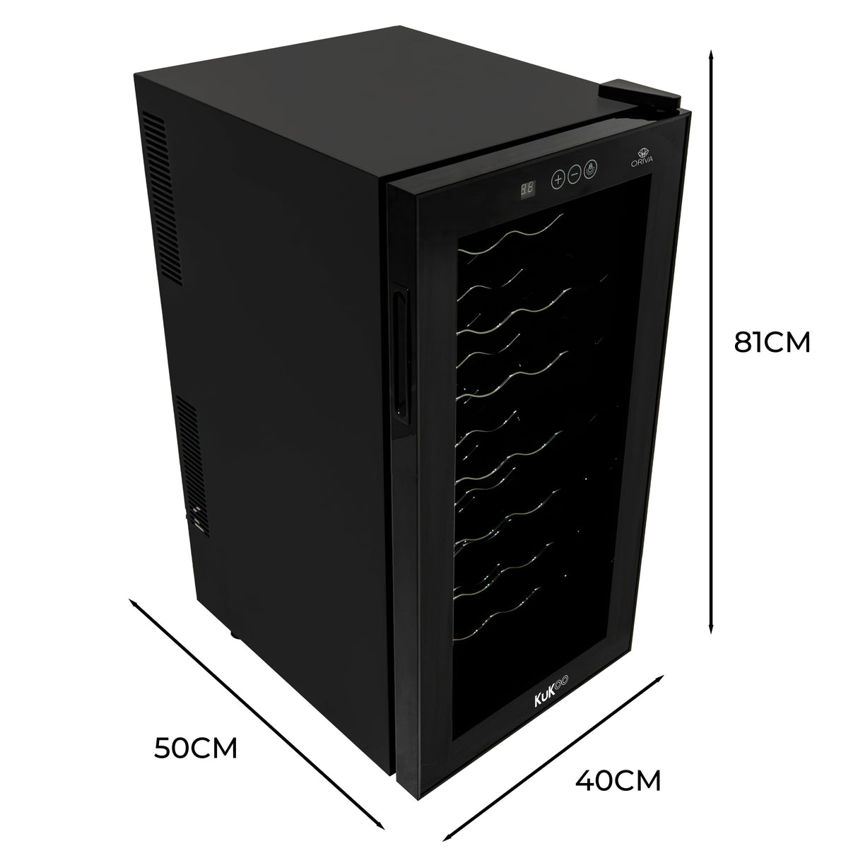 Refrigerador de vinho comercial com Iluminação LED