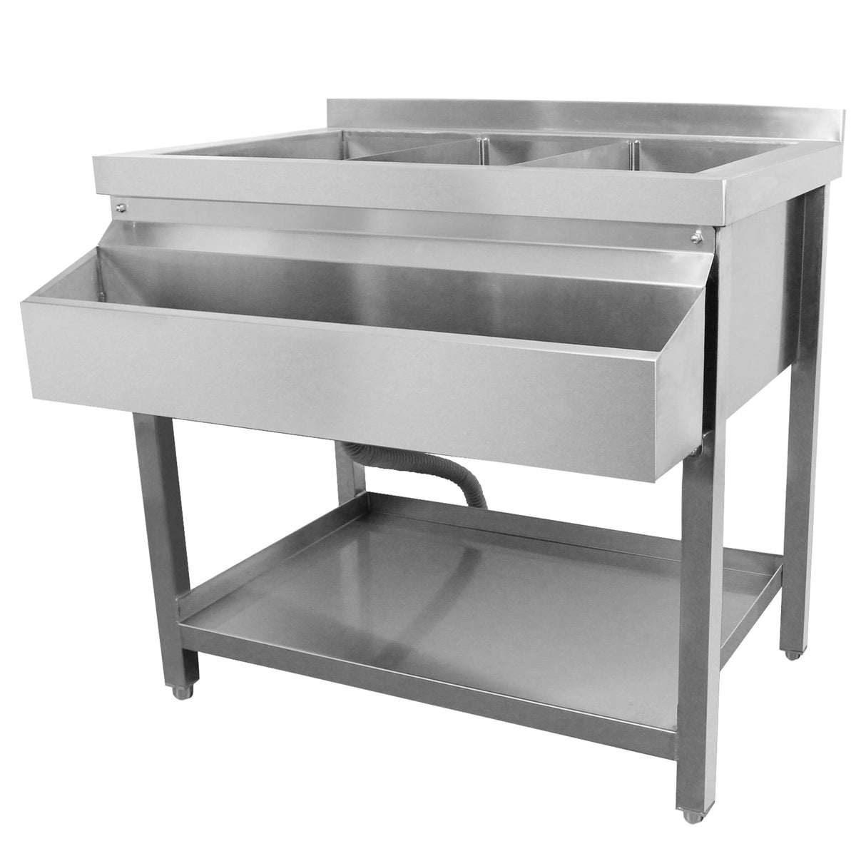 Pack de Estação de Bar - Estação de Bar para Coquetéis com Unidade de Poço de Gelo e Unidade Modular de Canto