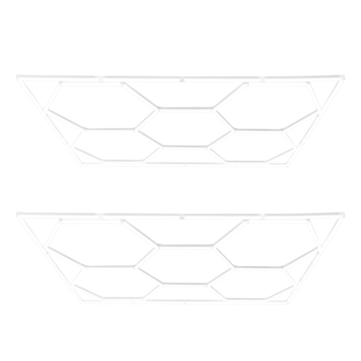 Luminária de teto LED hexagonal (x10 hexágonos)