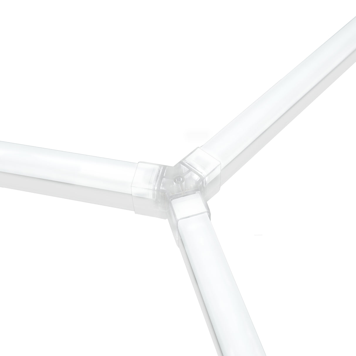 Luminária de teto LED hexagonal (x10 hexágonos)