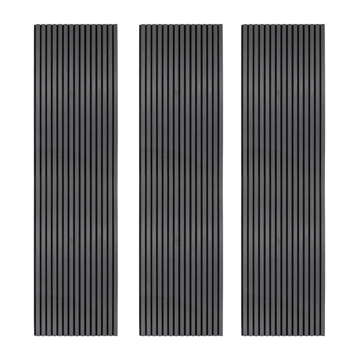 Painéis Acústicos de Parede - Cinzento Antracite x 3 unidades