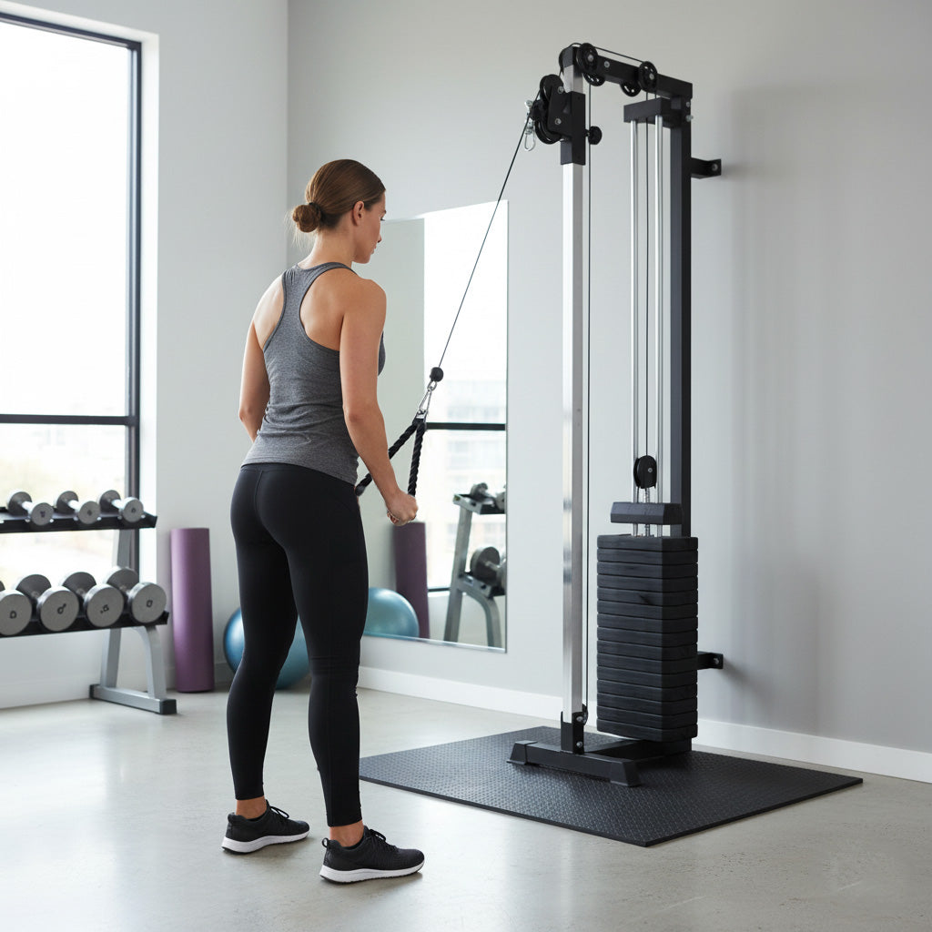 Máquina de cabo de roldana de parede