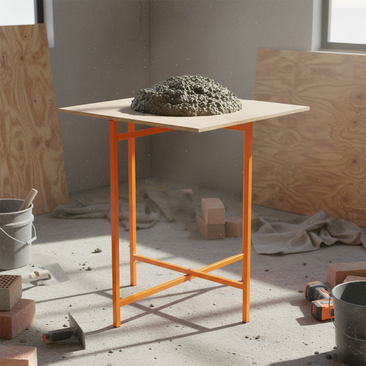 Bases para Placa de Argamassa 75cm (Conjunto de 3 unidades)