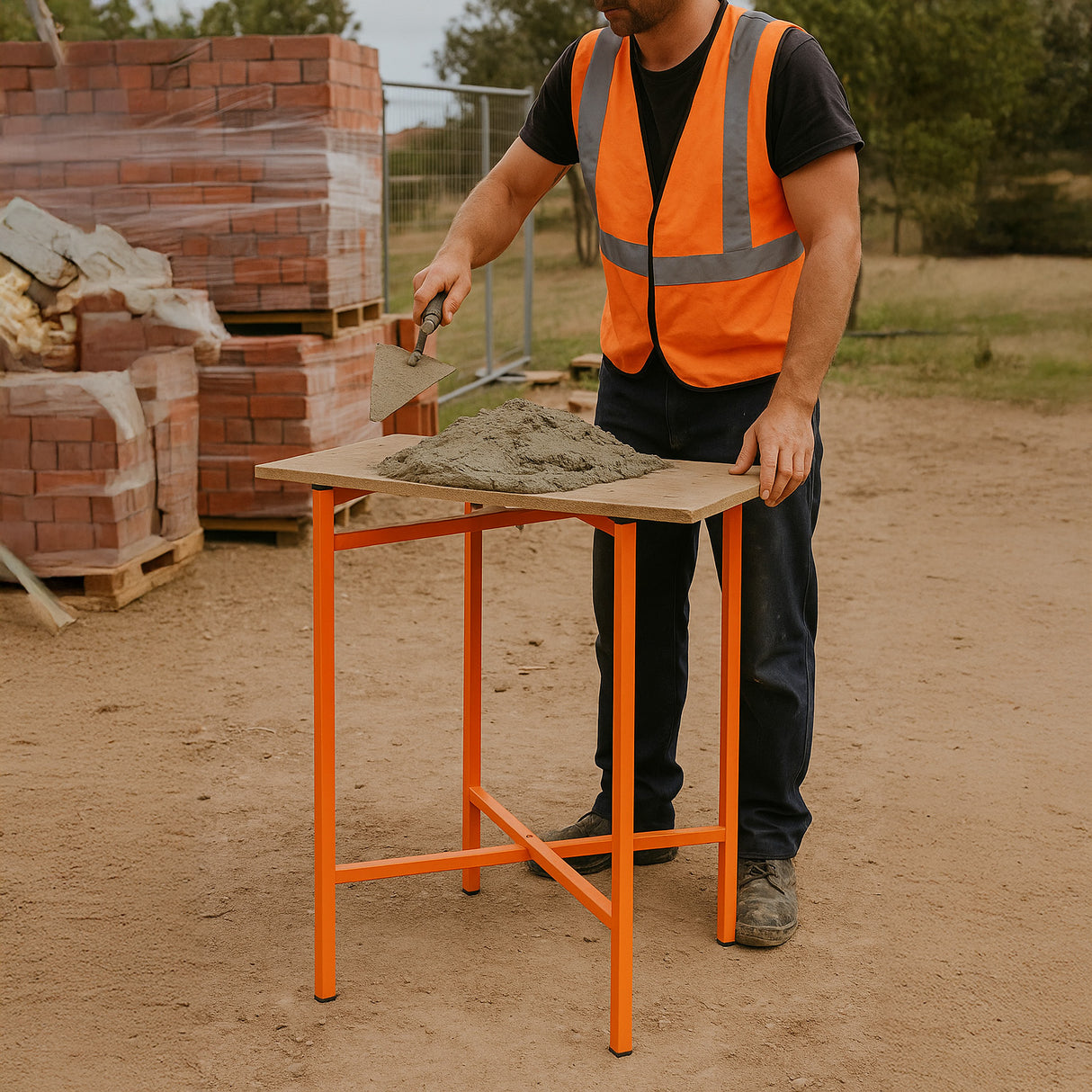 Bases para Placa de Argamassa 75cm (Conjunto de 5 unidades)