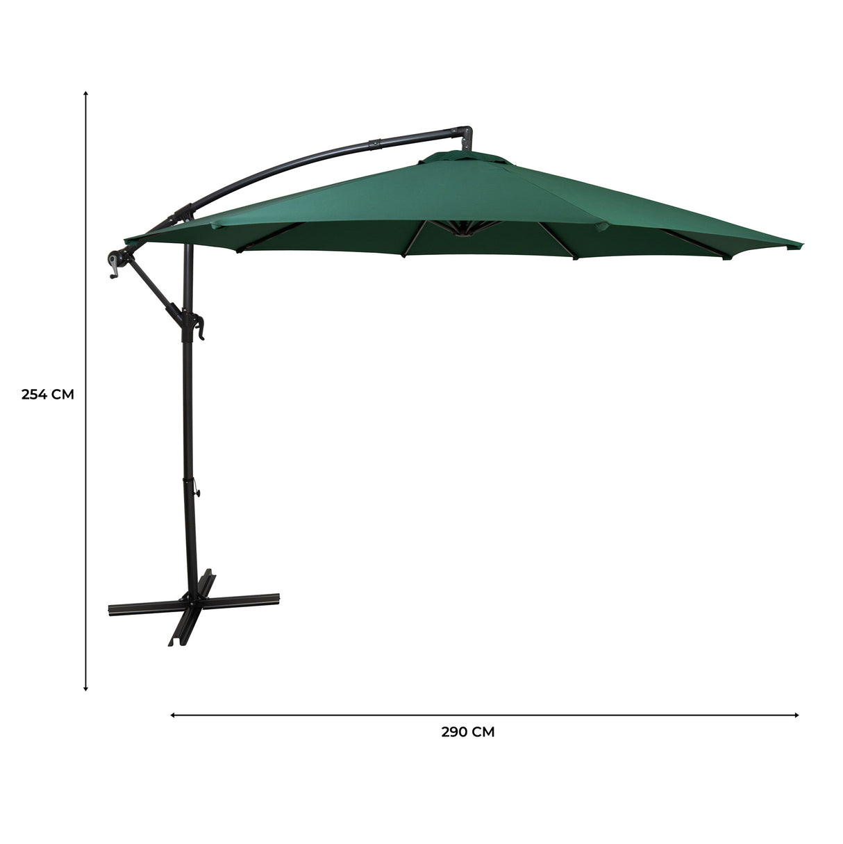 Guarda-Sol Suspenso 3 m – Verde