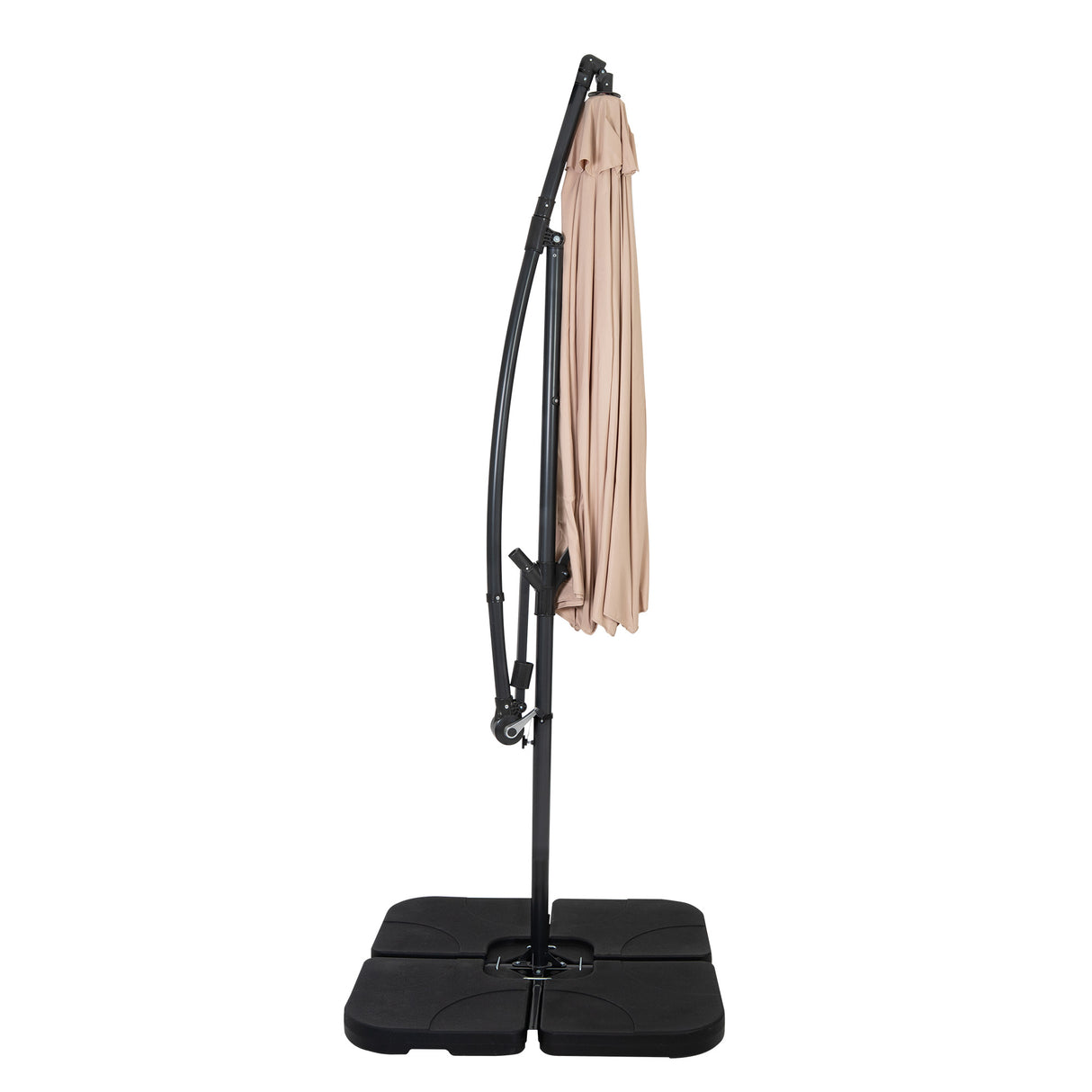 Base Quadrada para Guarda-Sol Suspenso – 4 Peças