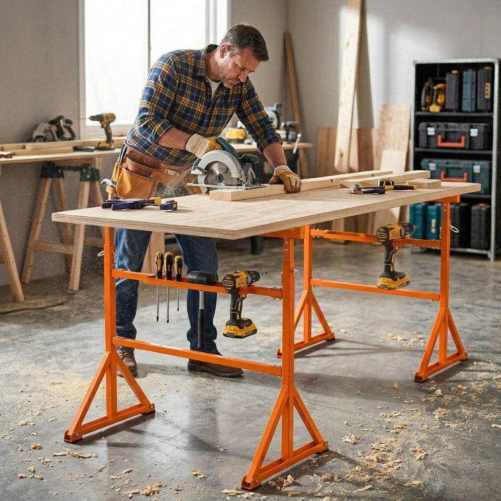 2 x Cavaletes de obra