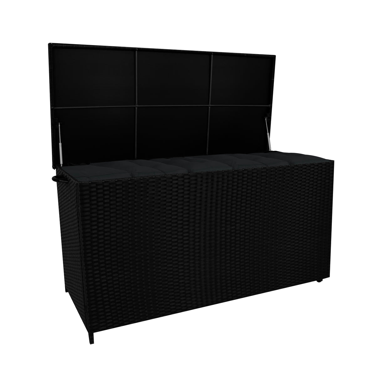 Baú de Arrumação em Rattan 700L – Preto