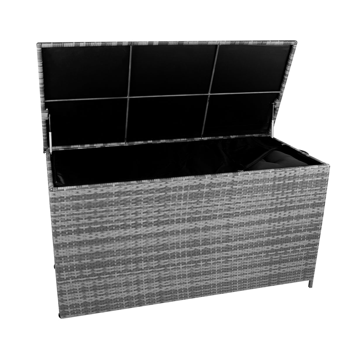 Baú de Arrumação em Rattan 700L – Cinzento