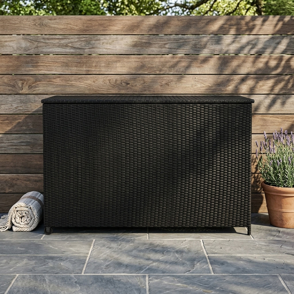 Baú de Arrumação em Rattan 996L – Preto
