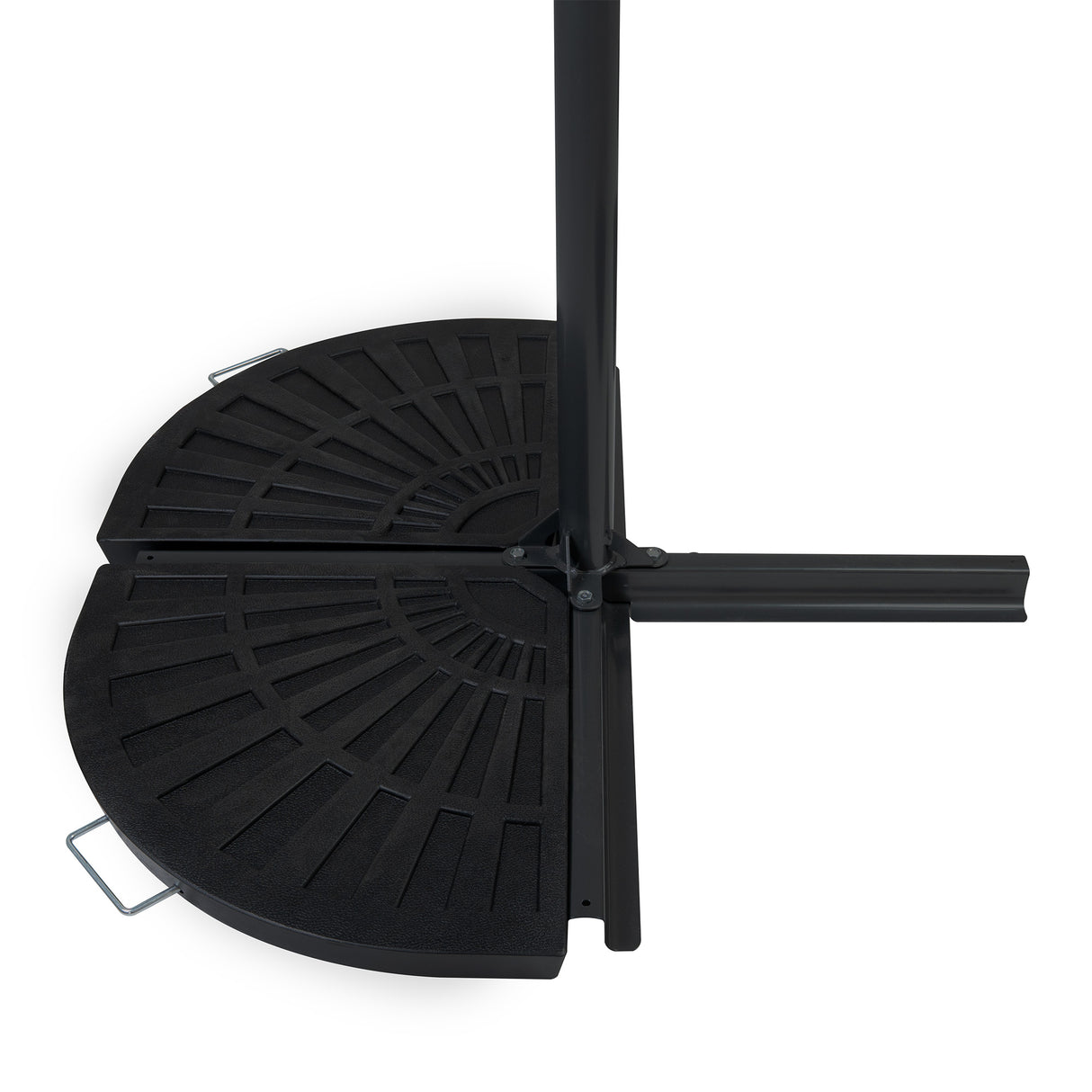 Base Tipo Leque para Guarda-Sol Suspenso – 2 Peças