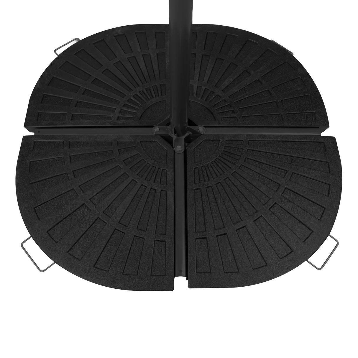 Base Tipo Leque para Guarda-Sol Suspenso – 4 Peças