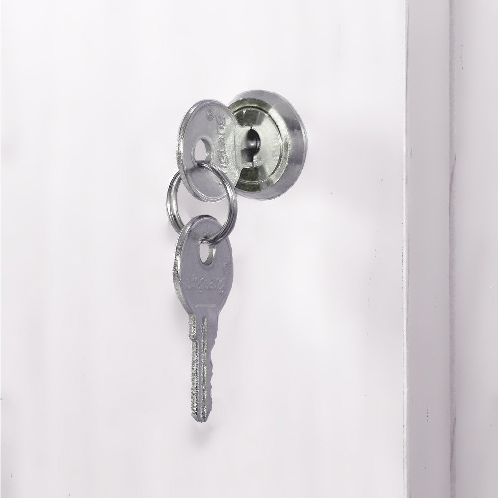 Conjunto de balcão Taurus em branco brilhante