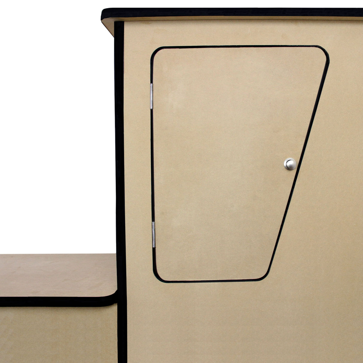 Revestimento cinza fumê para van, com textura suave e acabamento elegante, ideal para cozinha de camper com 11 m²