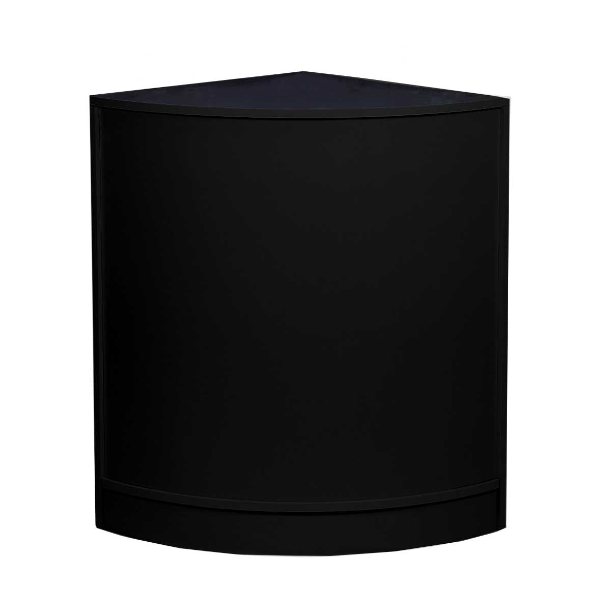 Conjunto Gemini com 3 Balcões Pretos para Loja e Recepção