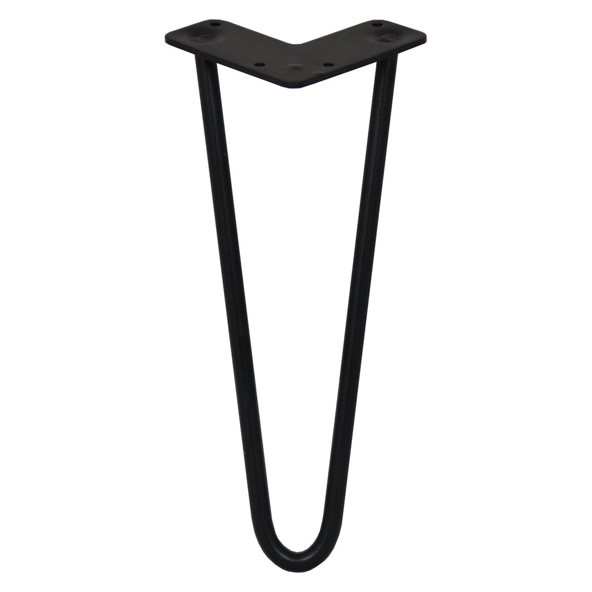 4 Pernas SkiSki Pernas Garfo 30,5cm Aço Preto 2 Dentes 12mm