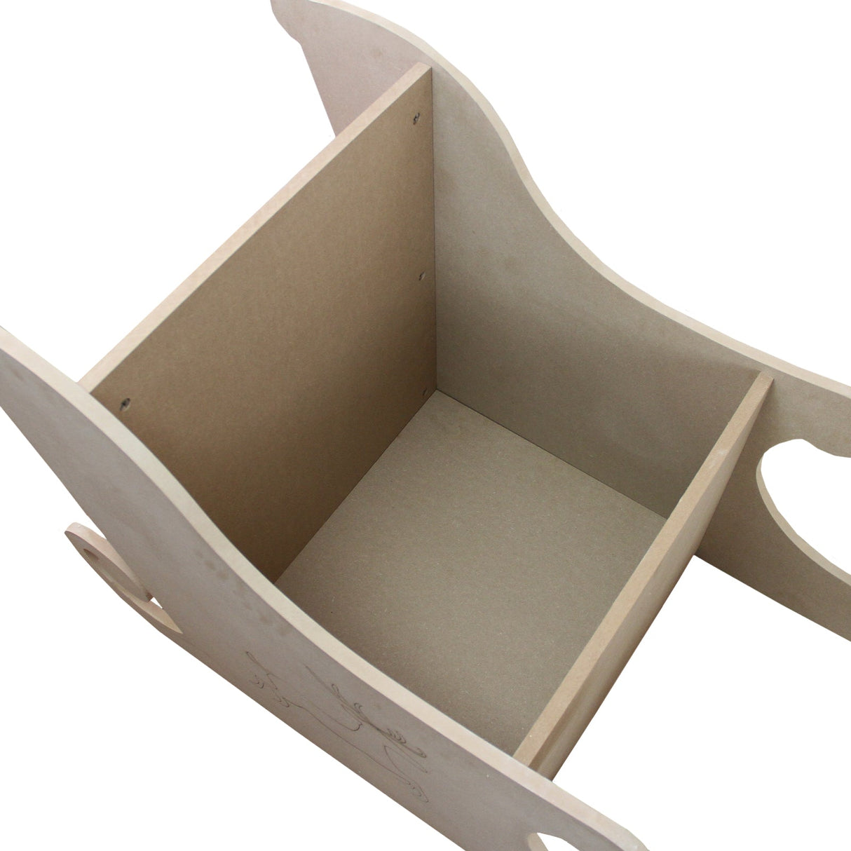 Trenó de Natal do Papai Noel em MDF