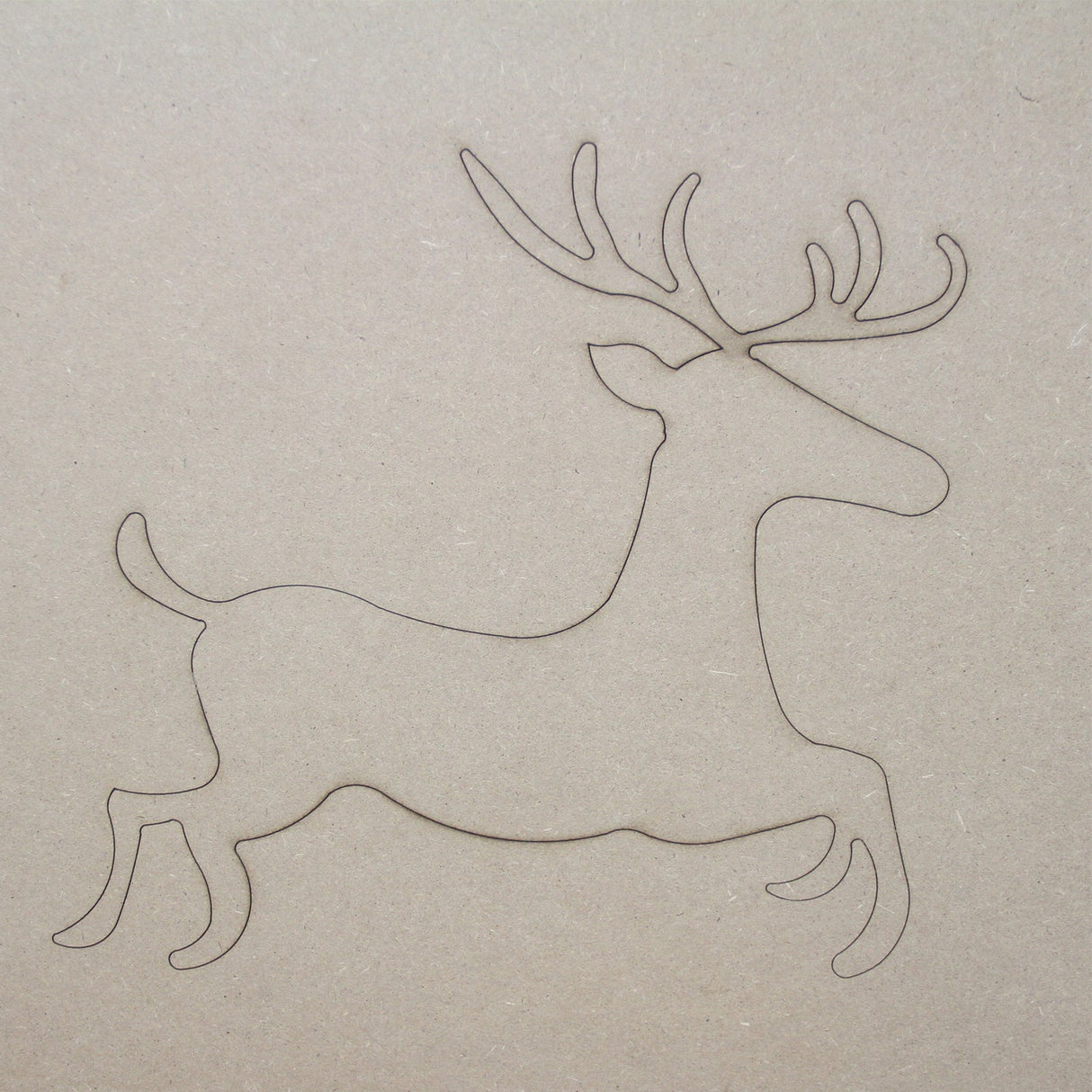 Trenó de Natal do Papai Noel em MDF