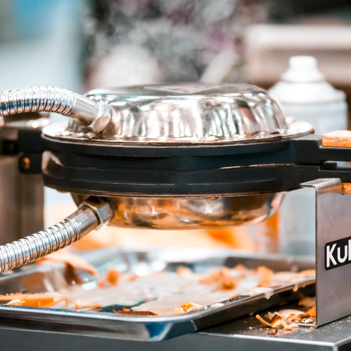 Má quina de waffle individual KuKoo