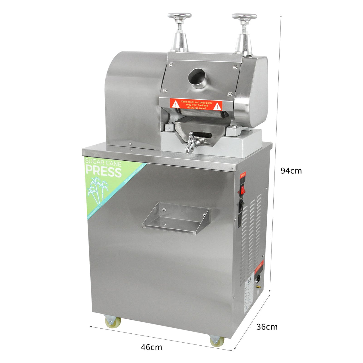 Má quina de suco de cana de aço inoxidá vel