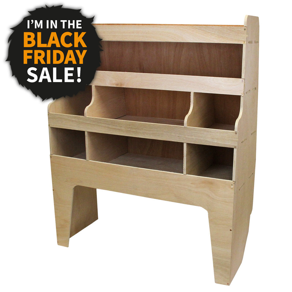 Prateleiras de madeira para VW Transporter Van