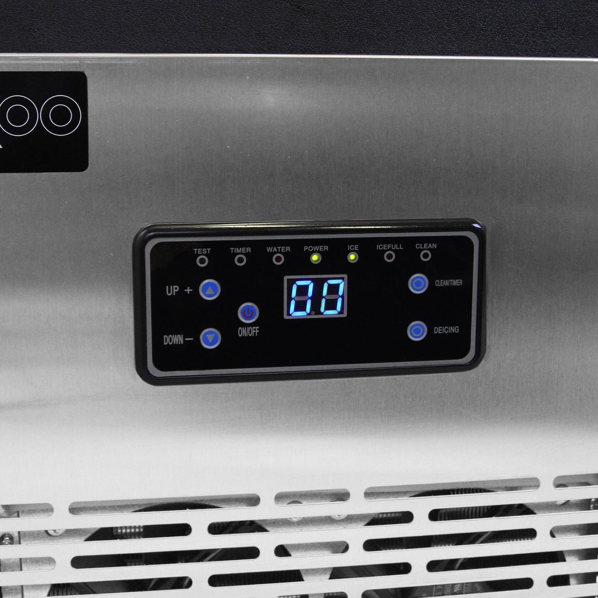 Má quina de gelo comercial de aço inoxidá vel KuKoo 40kg / 24 horas