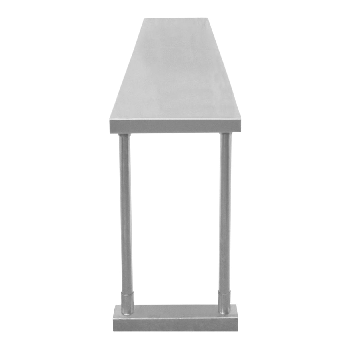 Prateleira de bancada KuKoo de 1 camada para cozinha comercial em aço inoxidá vel resistente 150 cm