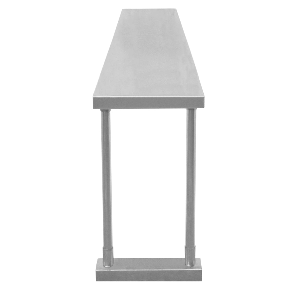 Prateleira de bancada KuKoo de 1 camada para cozinha comercial de aço inoxidá vel resistente 180 cm