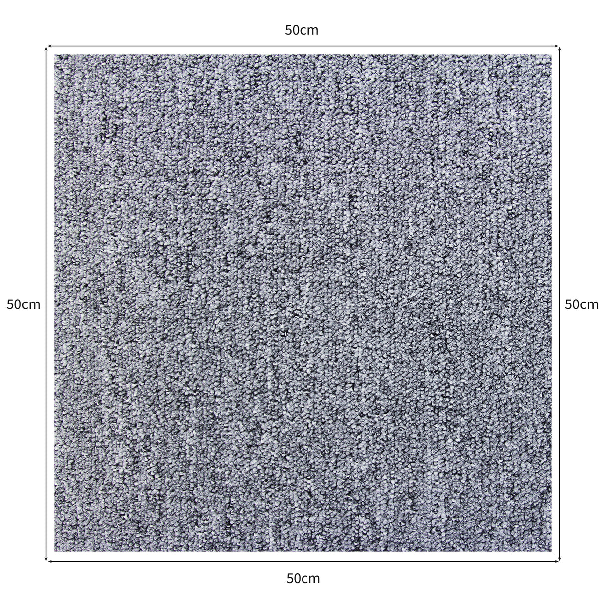 40 x Carpetes Modulares 10m2 / Cinza Platina