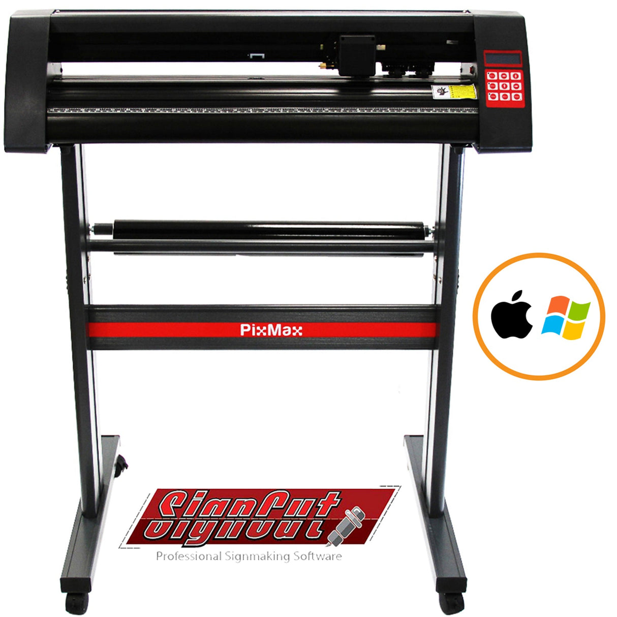 Plotter de corte de vinil de 72 cm para Mac com software SignCut Pro