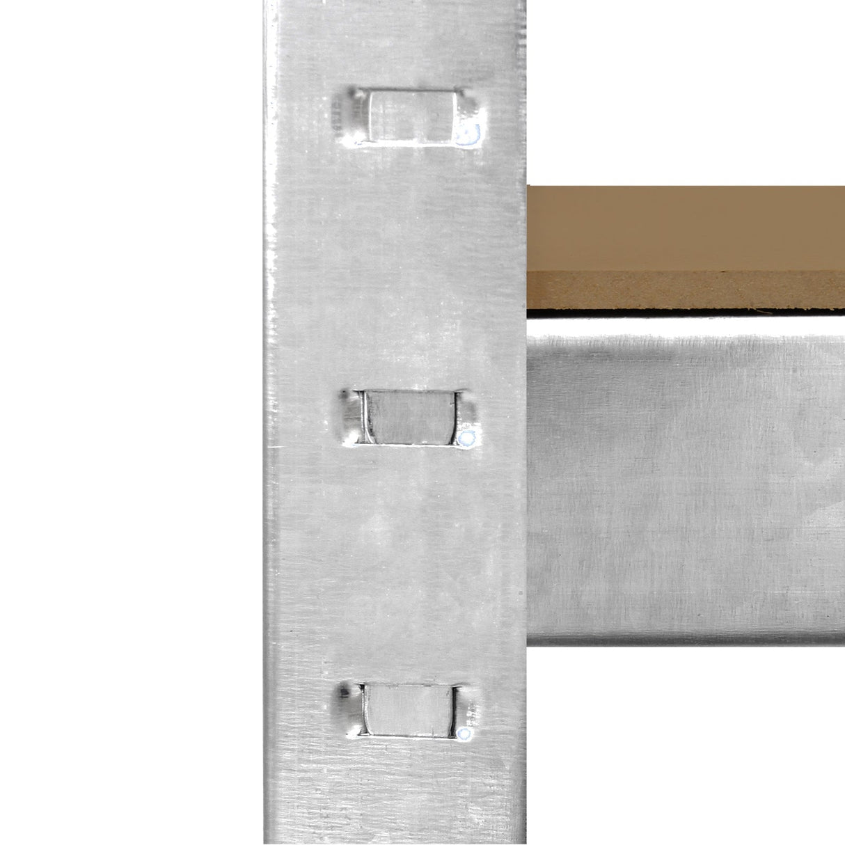 2 x Prateleiras de Aço Galvanizado 90x40x180cm