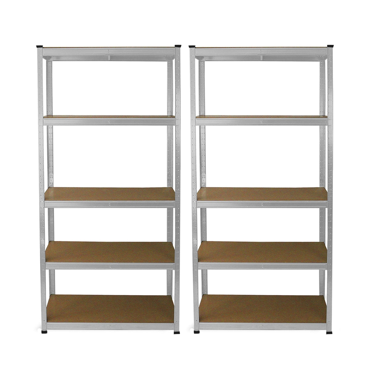 2 x Prateleiras de Aço Galvanizado 90x40x180cm