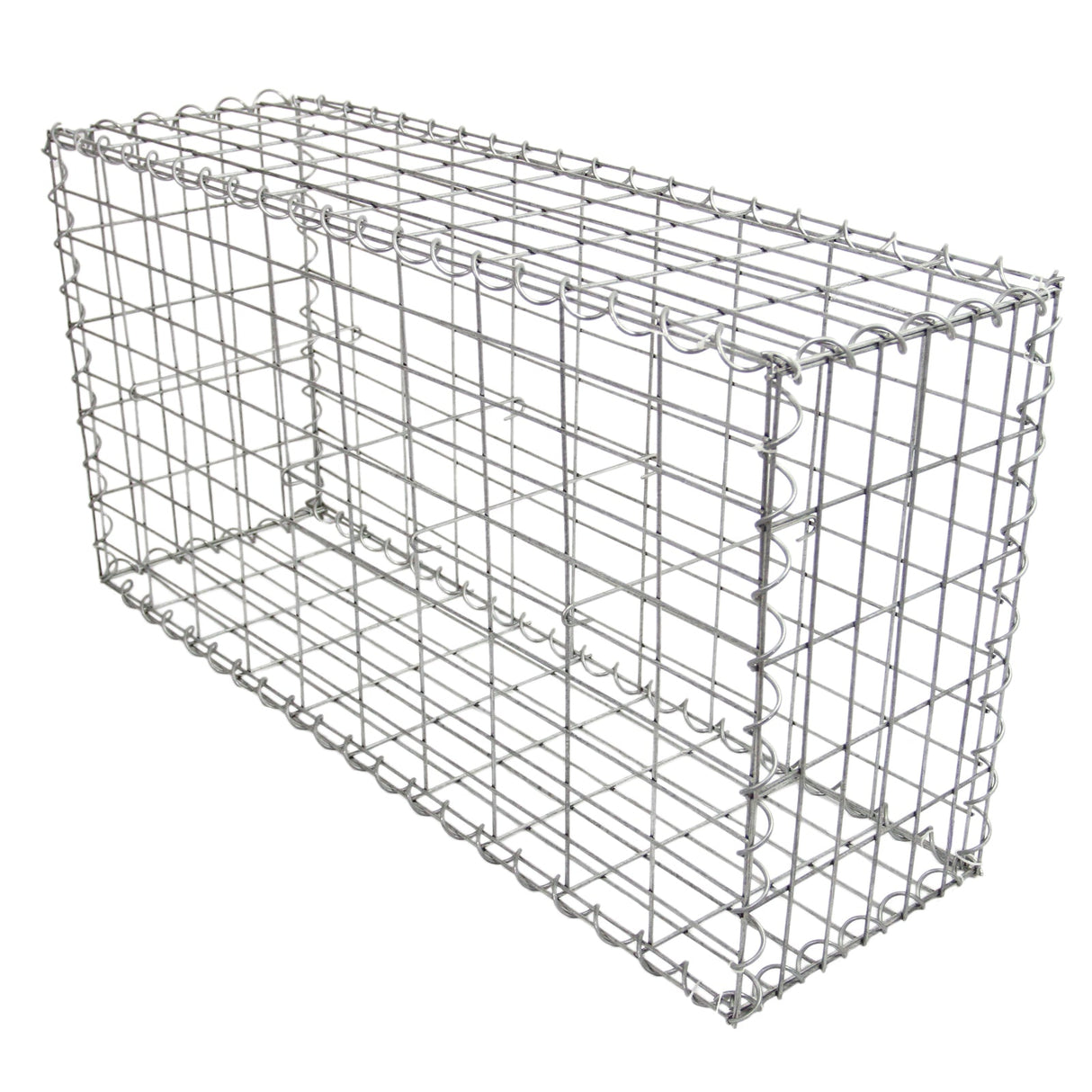 6 gaiolas exteriores de aço galvanizado para decoração 100 x 50 x 30cm